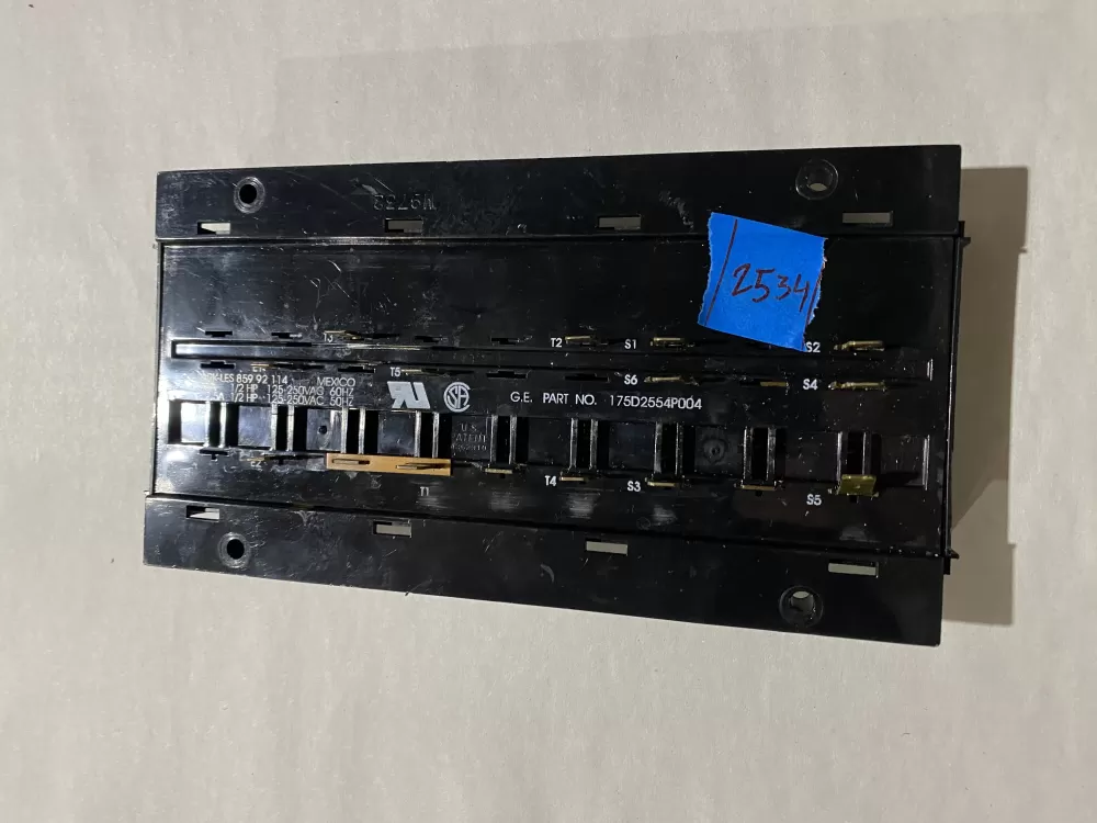 GE 175d2554p004 Washer Push Button Selector Switch AZ196101 | BK2534