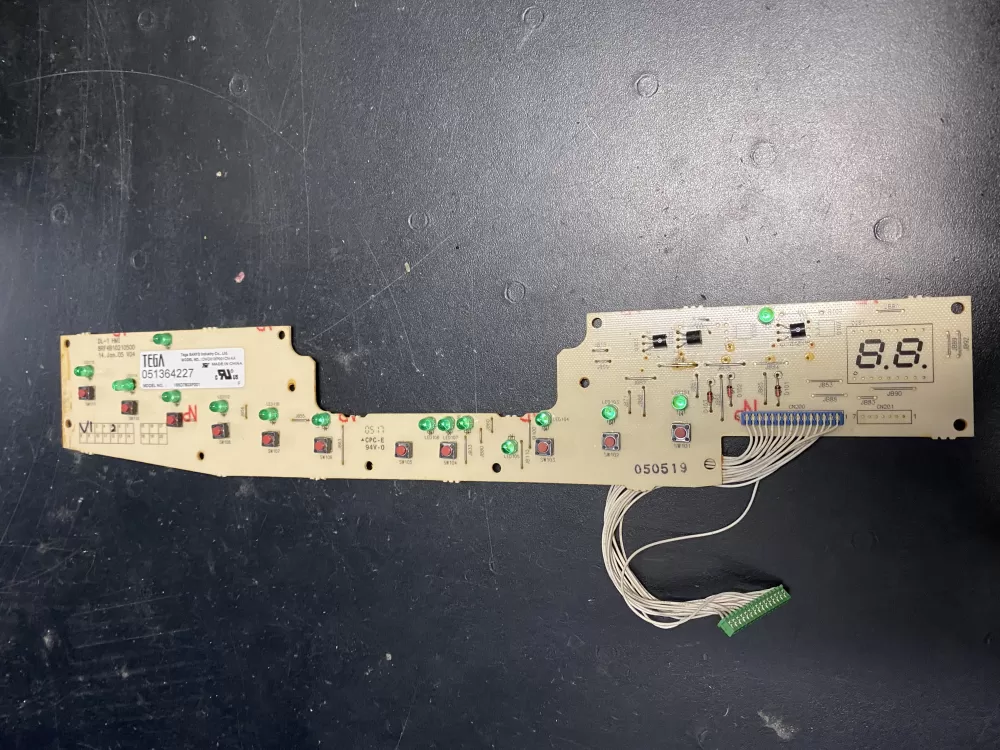 GE 165D7803P001 Dishwasher Control Board