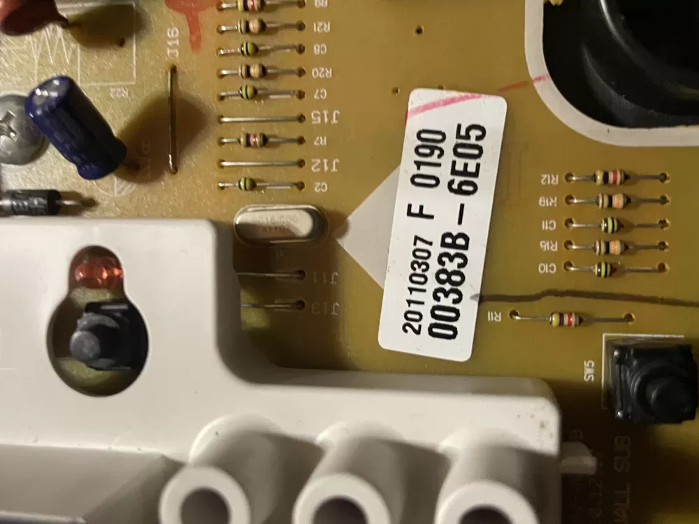 Samsung DC92-00383B Washer Control Board AZ29873 | WMV241