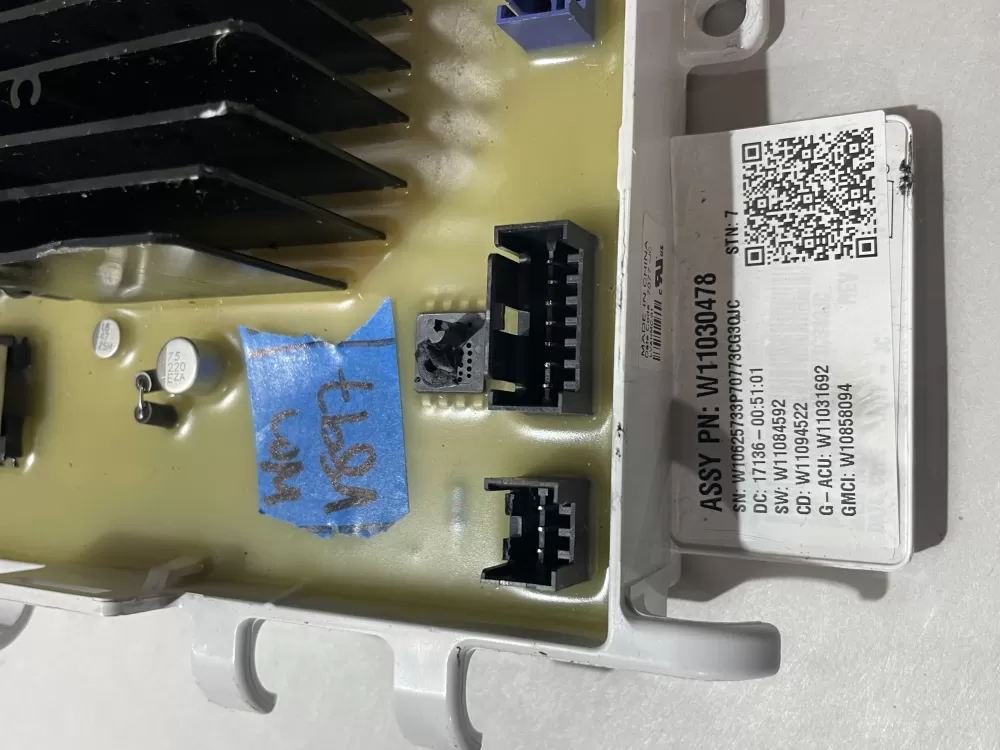 Whirlpool Maytag W11030478 W11105155 Washer Control Board AZ200209 | Wmv897