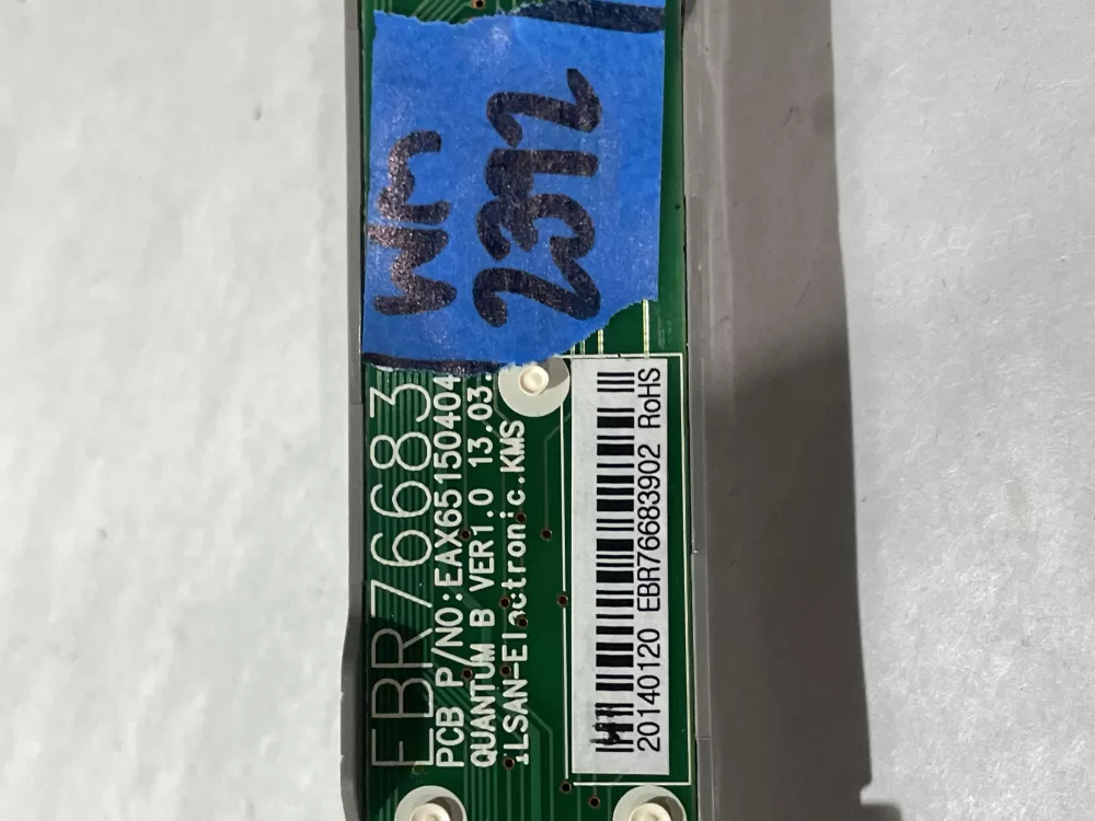 LG EBR76683902 Refrigerator Control Board AZ201671 | Wm2392