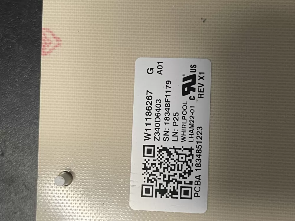 Maytag W11186267 Dryer Control Board Interface Panel AZ23574 | WM1032