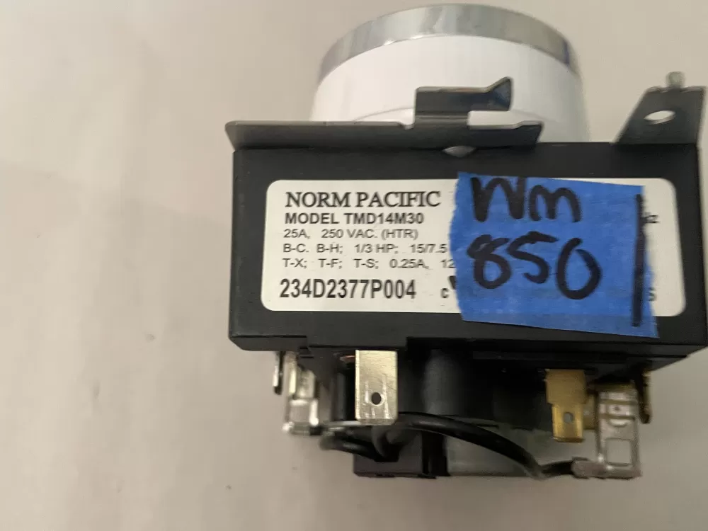 GE WE04X24550 234D2377P004 TMD14M30 Dryer Timer AZ104400 | Wm850