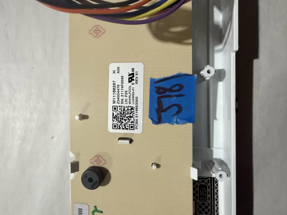 Maytag W11186267 Dryer Control Board Interface Panel AZ210010 | KM378