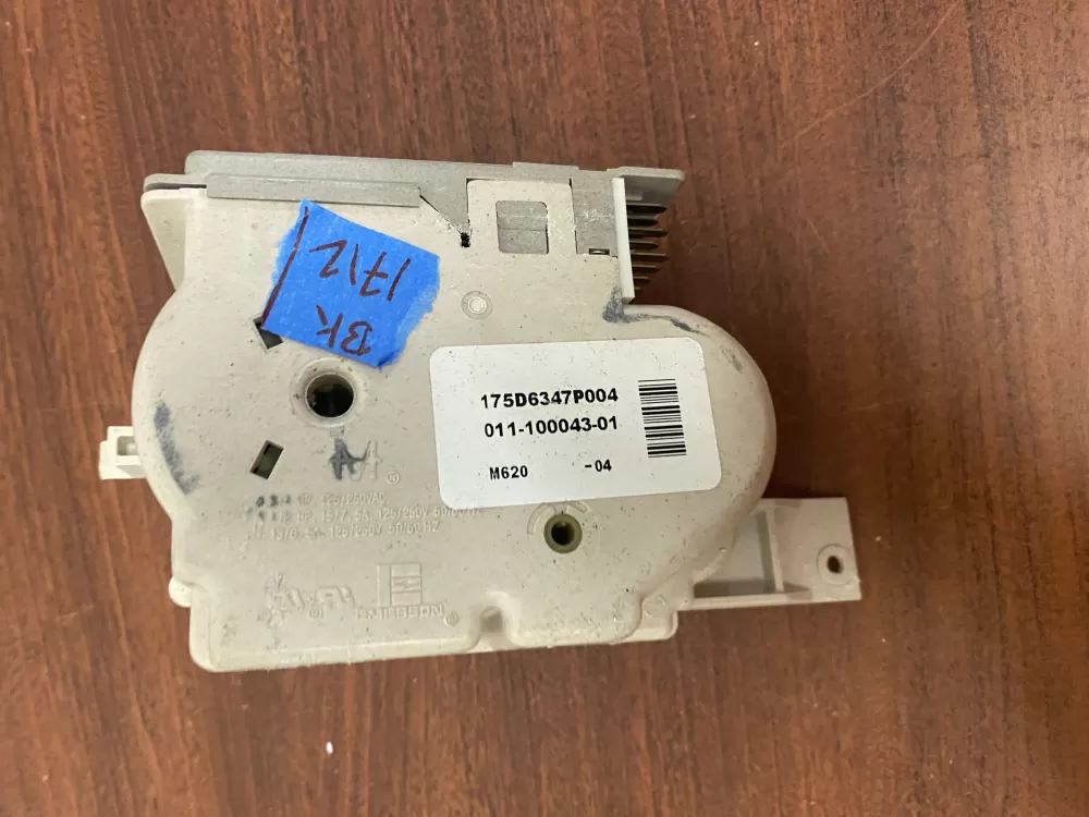 GE 175D6347P004 Wh49x10084 011 100043 01 M620 Washer Timer AZ43606 | BK1712