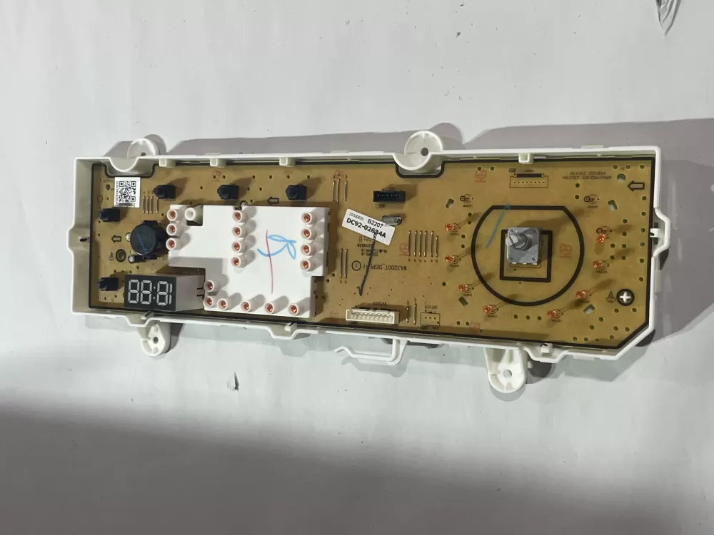 Samsung Dryer Control Board Panel Dc97-18718k AZ173625 | Wmv832