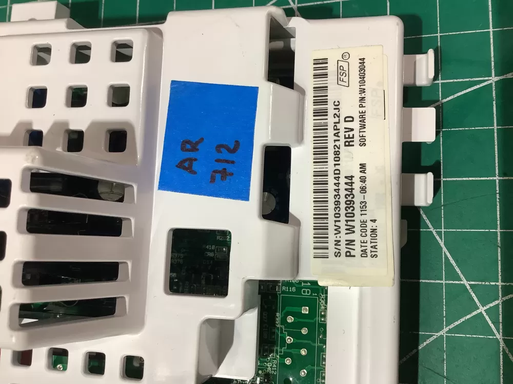 Whirlpool W10393444 W10296019 Washer Control Board AZ196699 | AR712