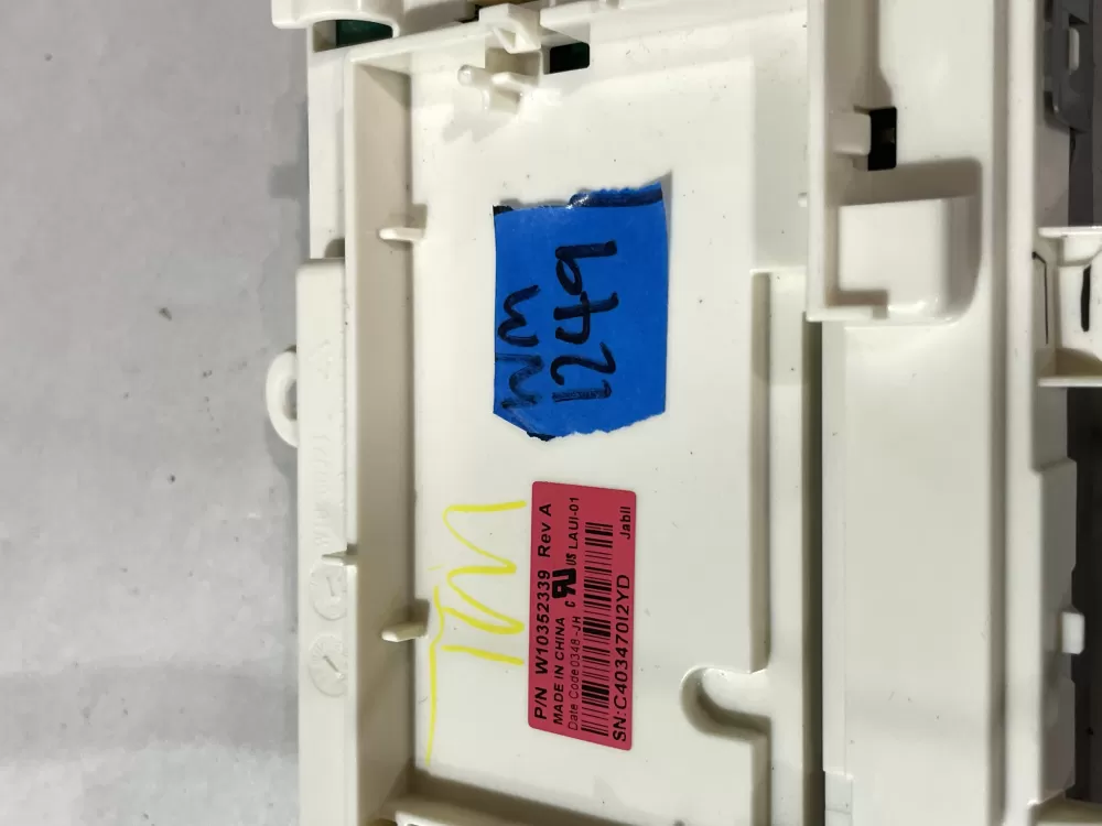 Whirlpool W10352339 Washer Control AZ205282 | Wm1249