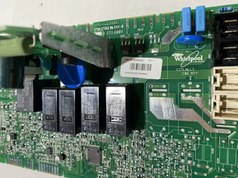 Whirlpool W10306980 Washer Control Board AZ172304 | BK766