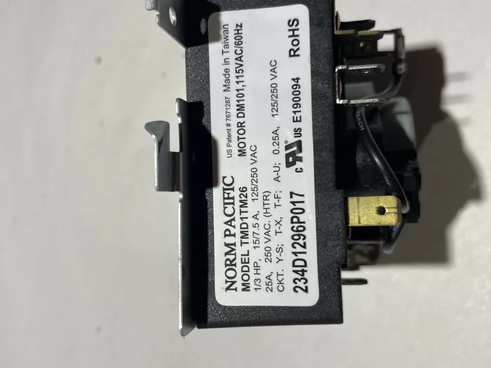 Kenmore General Electric WE4M521 WE04X22654 Dryer Timer AZ133262 | Wm1305