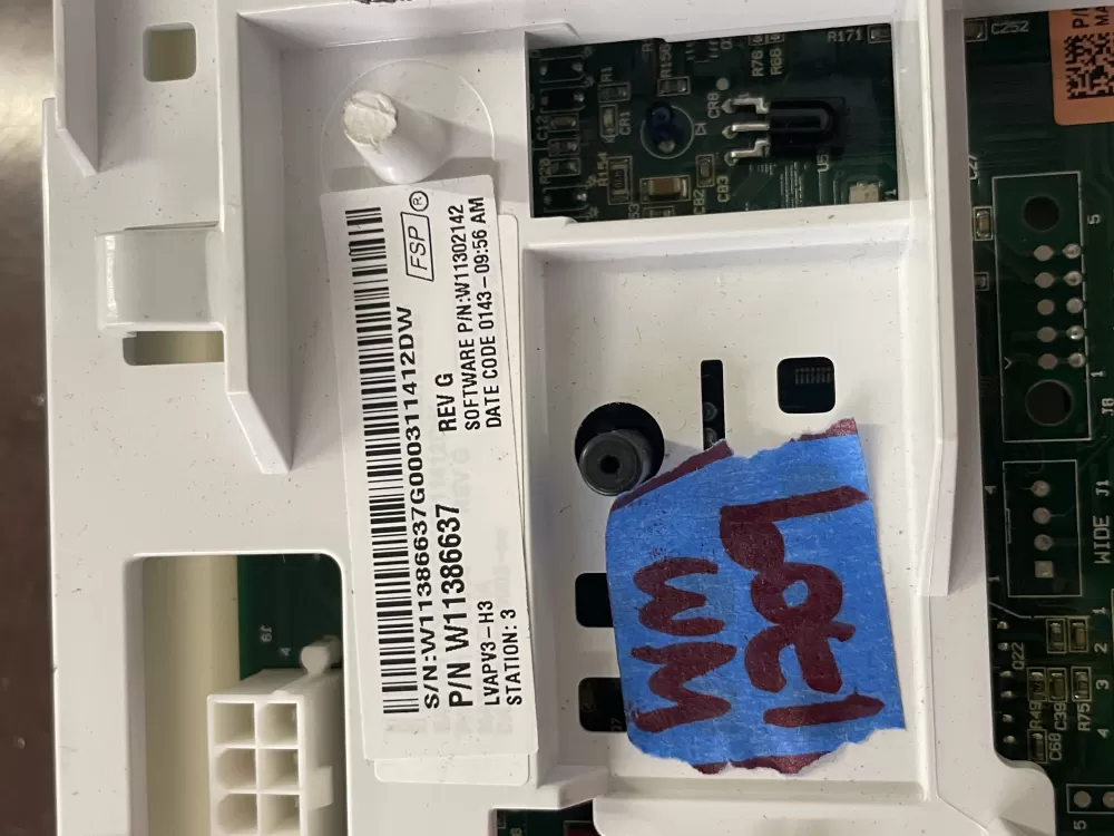 Whirlpool W11386637 W11417466 PS12745506 Washer Control Board AZ40679 | Wm1709