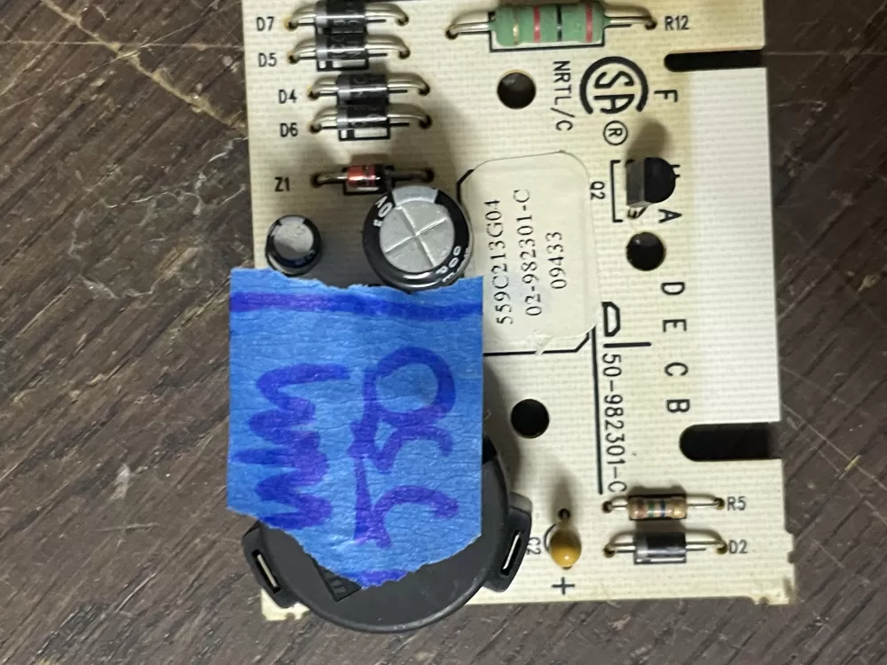 GE WE04X10103 559C213G05 Dryer Control Board AZ44121 | Wm550