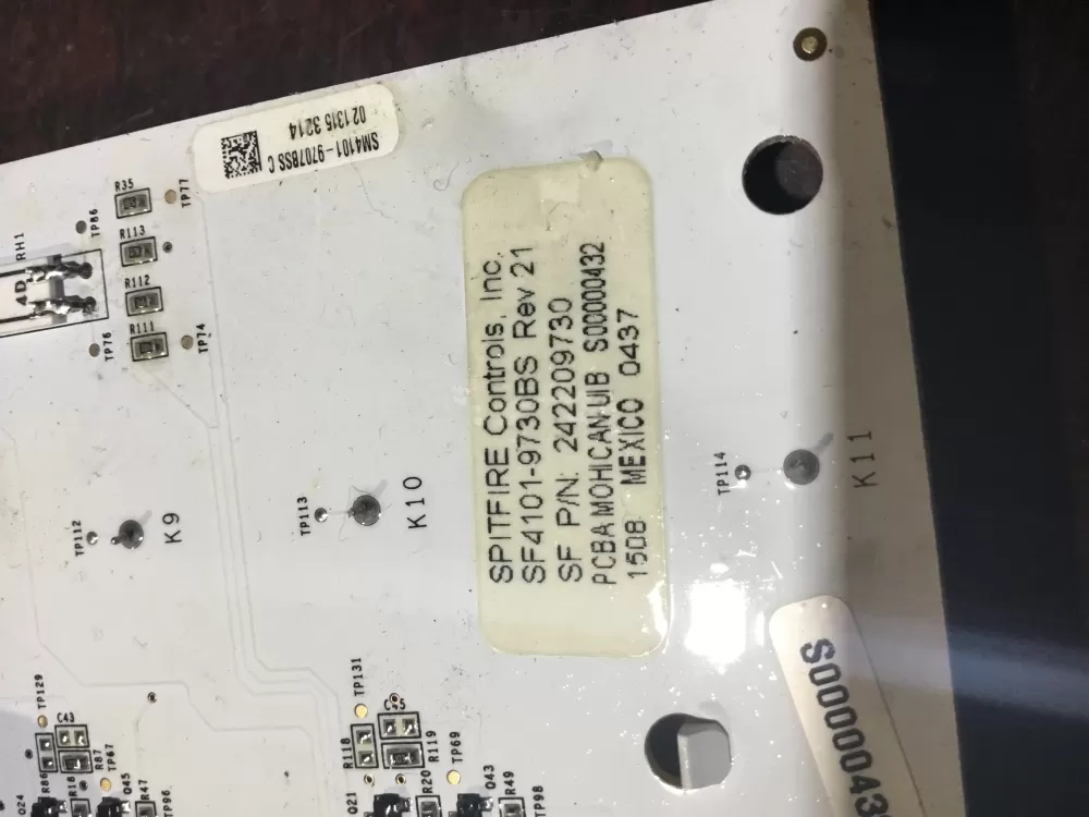 Frigidaire AP6285796 Refrigerator Control Board Display AZ69927 | NR738