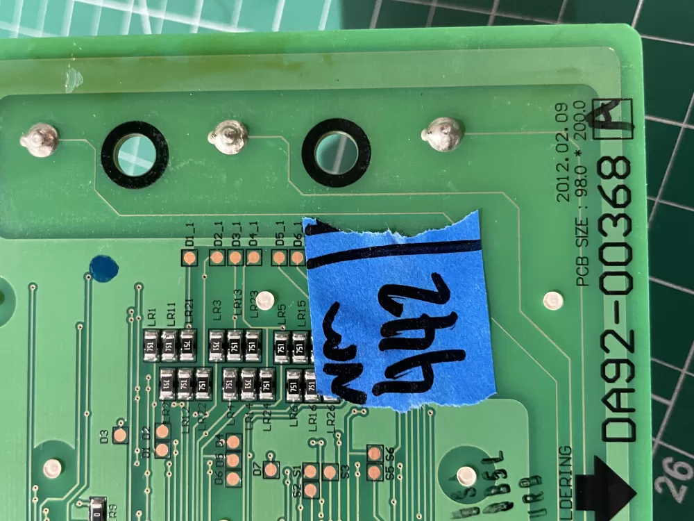 Samsung DA92 00368A Refrigerator Dispenser Board AZ189660 | Wm442