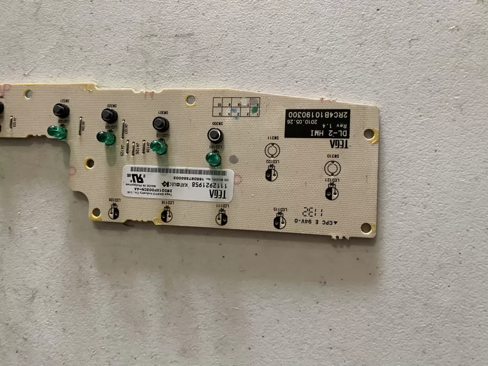 GE 165D9735G003 Dishwasher Control Board Main
