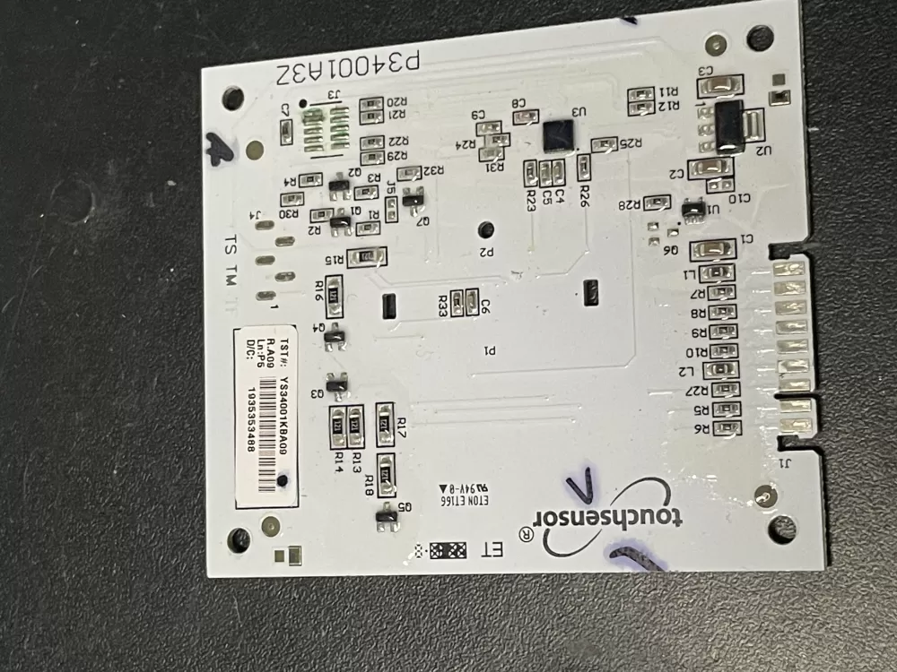 Maytag YS34001KBA09 P34001A3Z Washer Touch Sensor Board AZ10778 | 1453