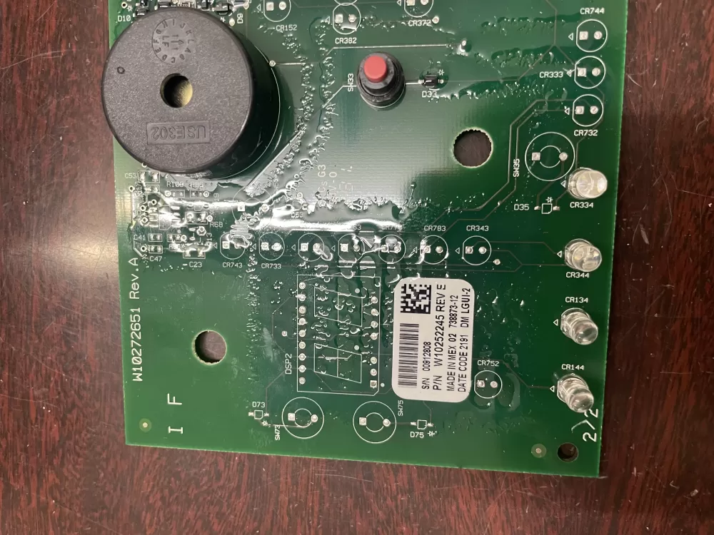 Whirlpool W10252245 Dryer Control Board AZ32055 | KM159