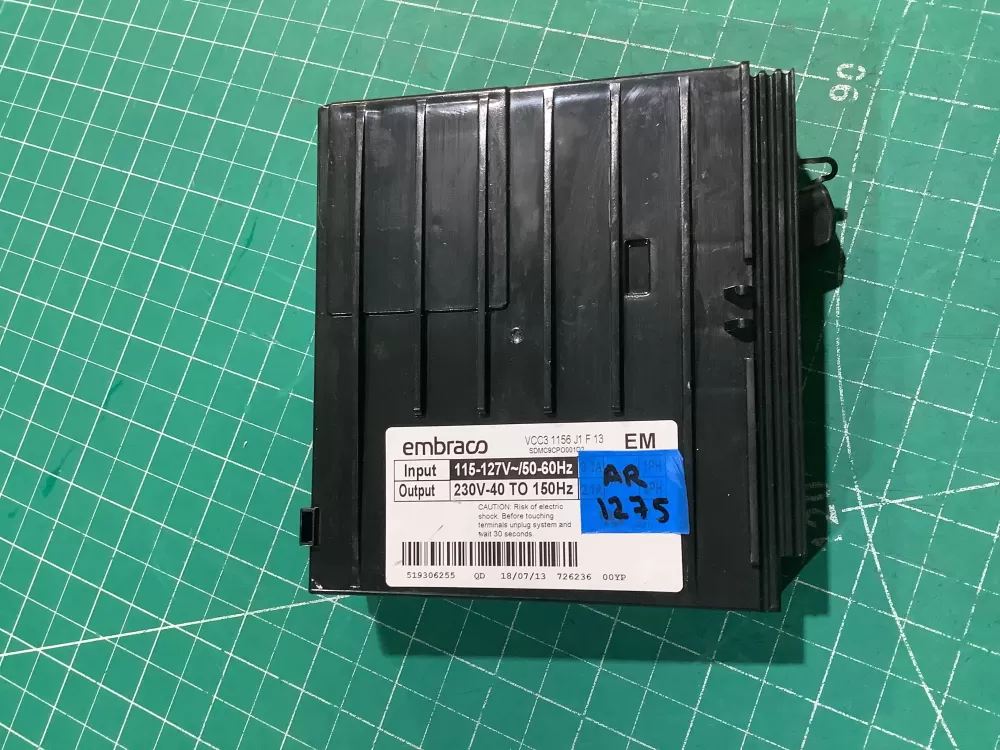 Embraco 519306255 Refrigerator Compressor Inverter Control AZ227658 | AR1275