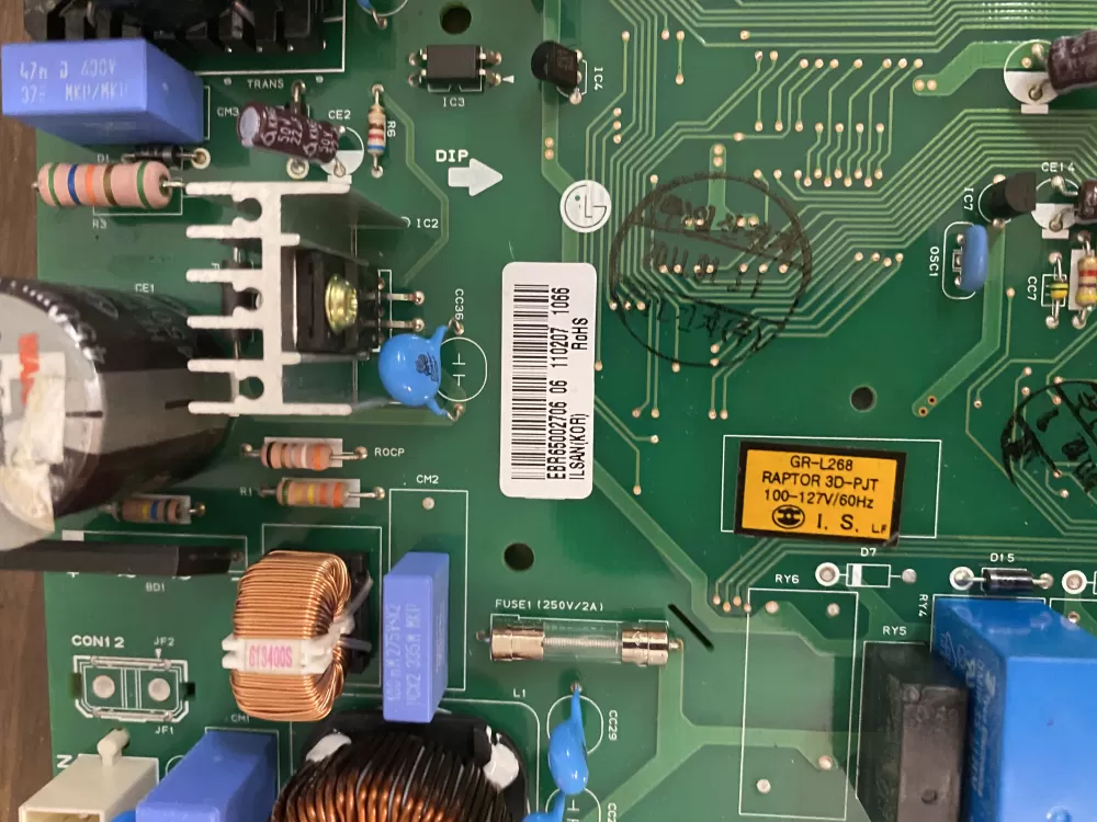 LG Kenmore EBR65002706 Refrigerator Control Board AZ31202 | BK213