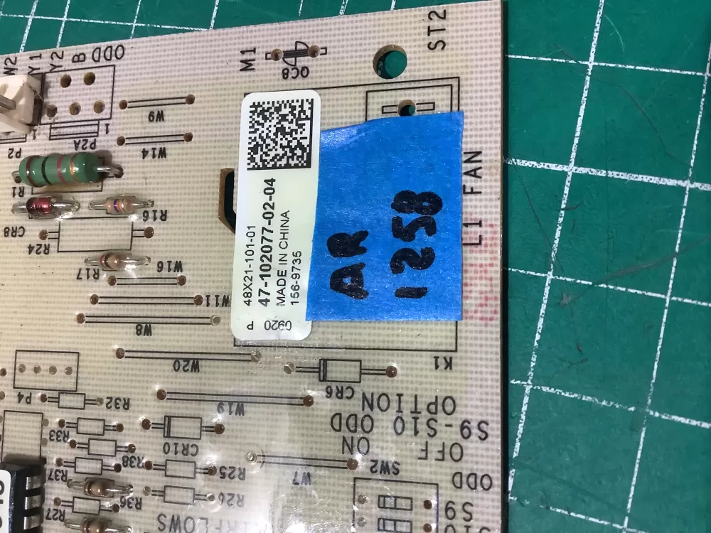 Rheem Air Handler Control Board 47-102077-02-04 156-9735 AZ190519 | AR1258