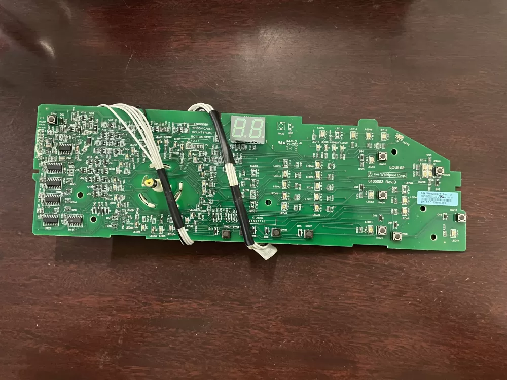 Whirlpool W10388677 Dryer Control Board Interface