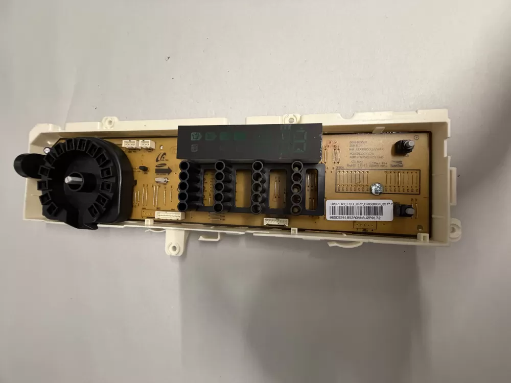 Samsung DC92-01852A Dryer User Interface Control Board AZ231142 | KMV264