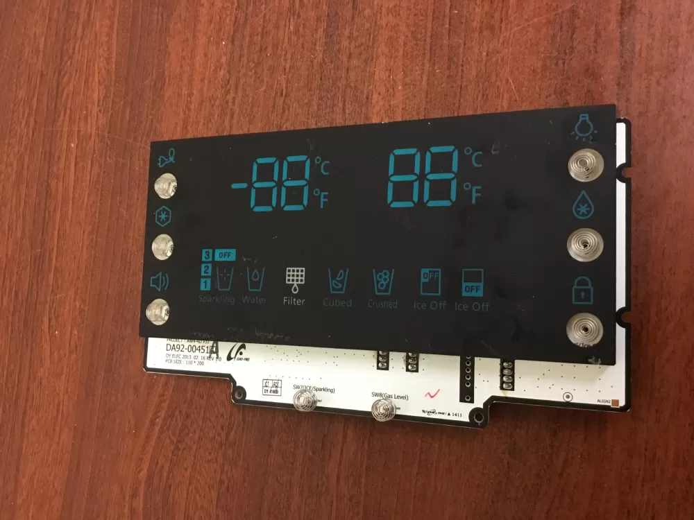 Samsung DA92-00451A Refrigerator Control Board Dispenser