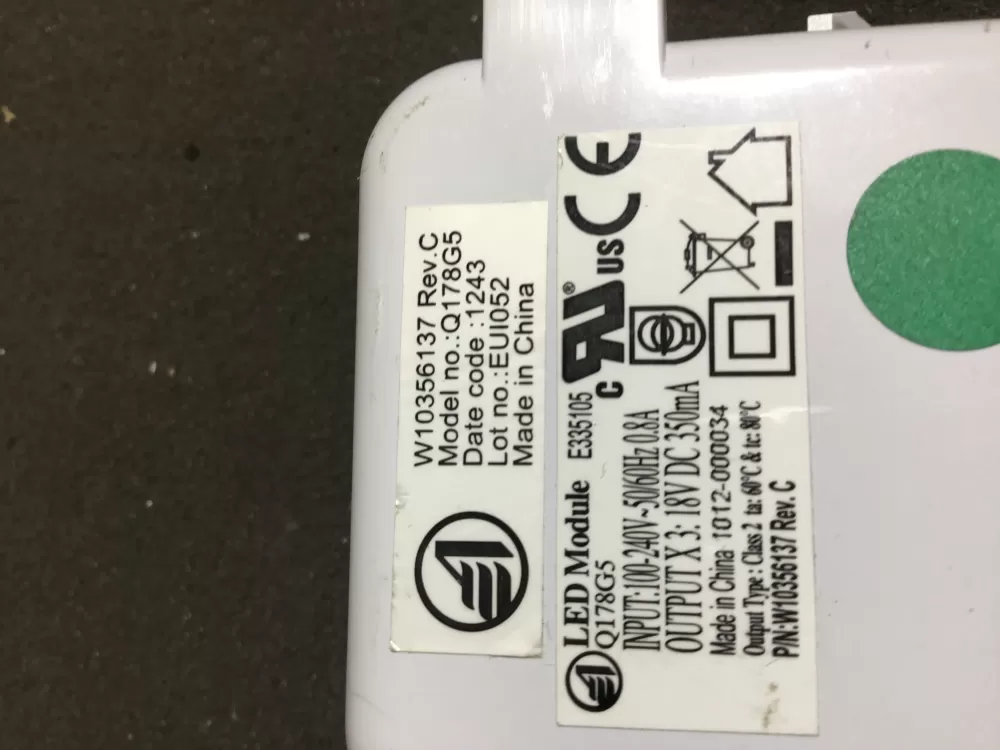 Whirlpool W11038857 Refrigerator Inverter Control Board AZ96288 | NR32