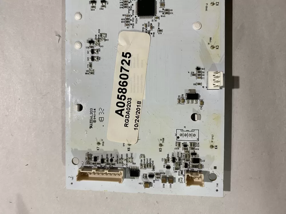 Electrolux A05860725 Refrigerator Dispenser Control Board AZ189899 | BK68