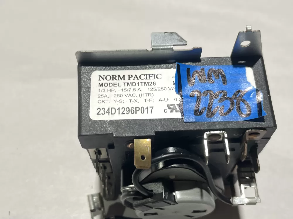 Kenmore General Electric WE4M521 WE04X22654 Dryer Timer AZ121857 | Wm2238