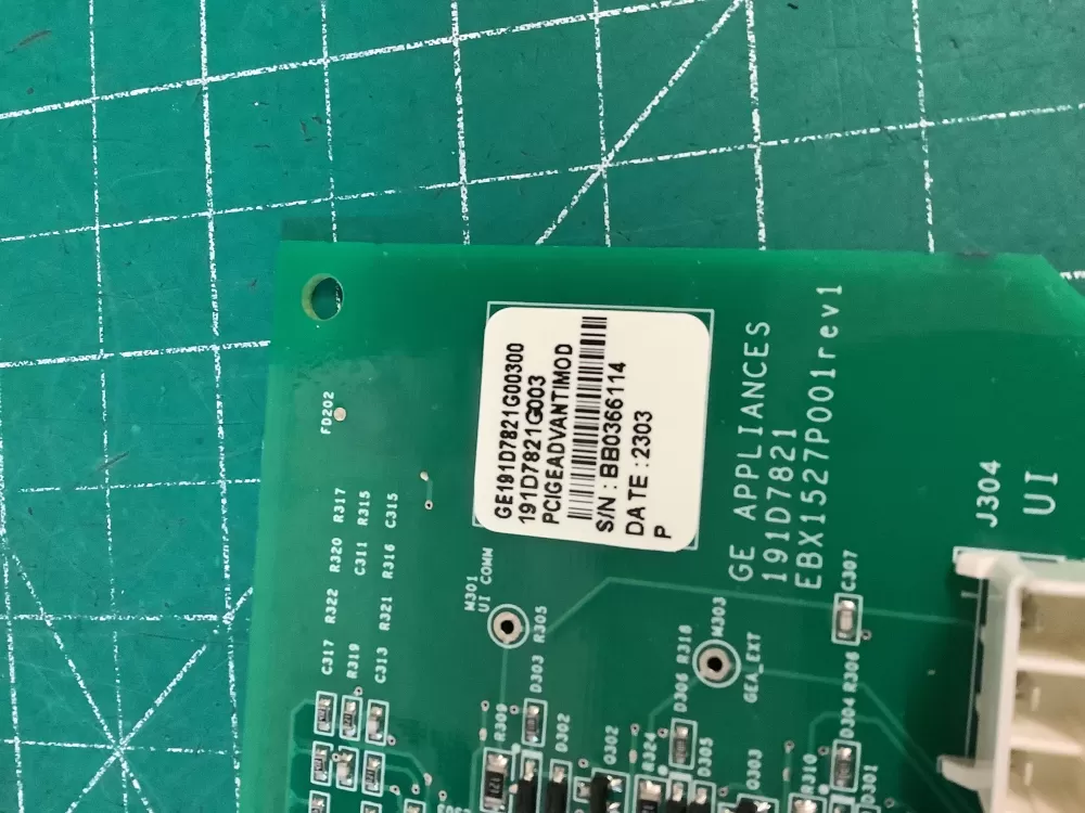 GE 191D7821G003 Wb27x25692 Control Board AZ227899 | NR195