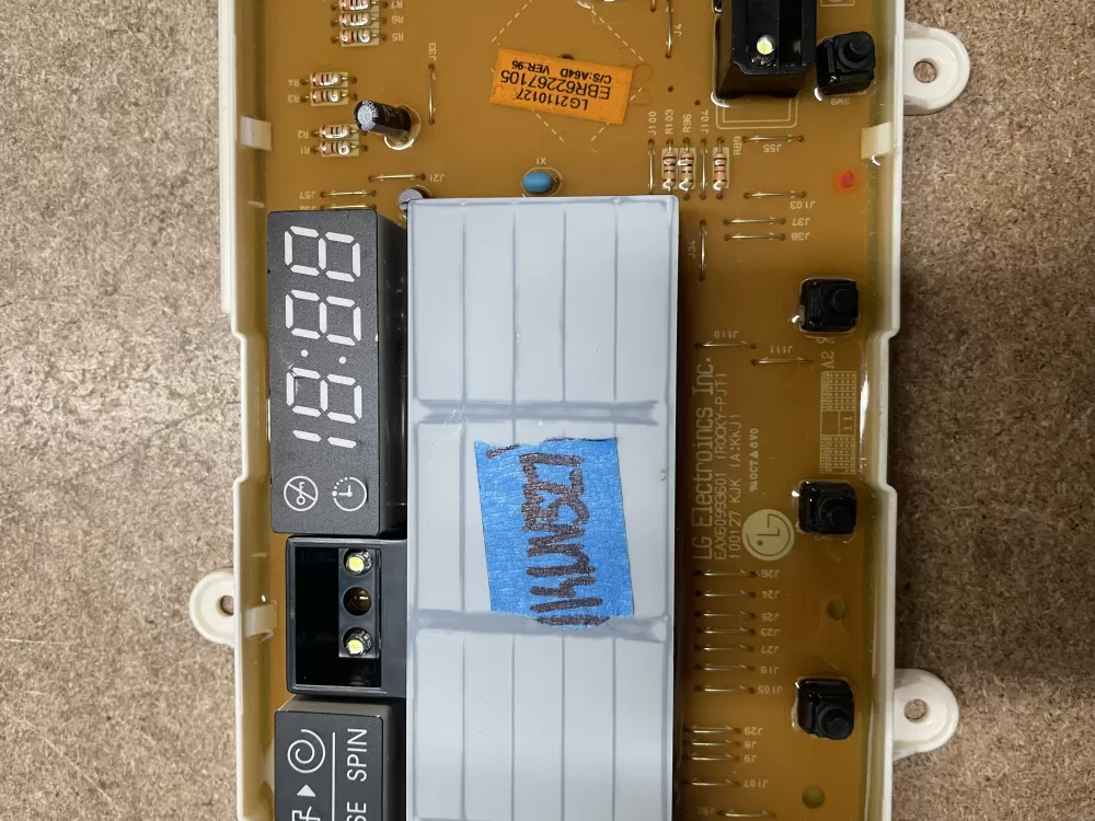 LG EBR62267105 EBR62267102 EAX60993601 Washer Control Board AZ19503 | KMV327