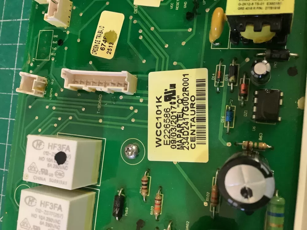 GE Kenmore WH12X20274 E226586 Washer Control Board AZ193892 | NR604