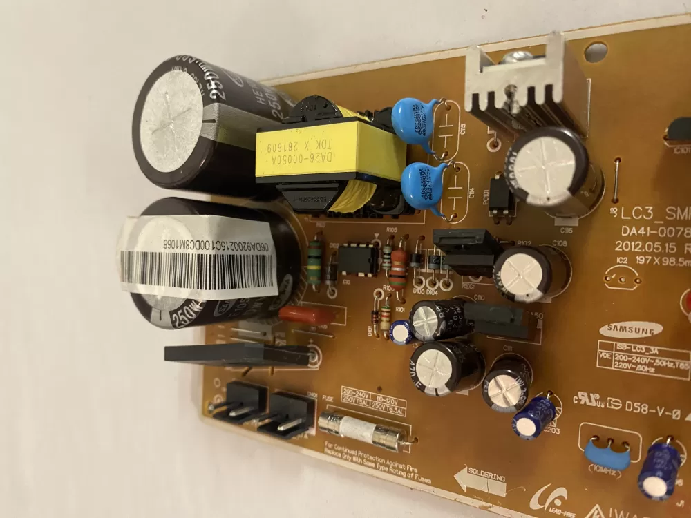 Samsung DA94 00680A DA92 00215C Refrigerator Control Board AZ199404 | BK2785