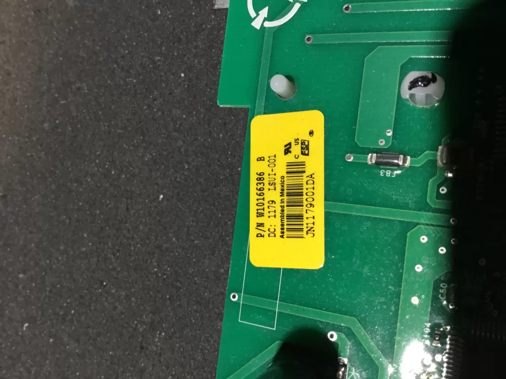 Whirlpool #W10166386 Dryer User-Interface Assembly AZ80588 | NR1107