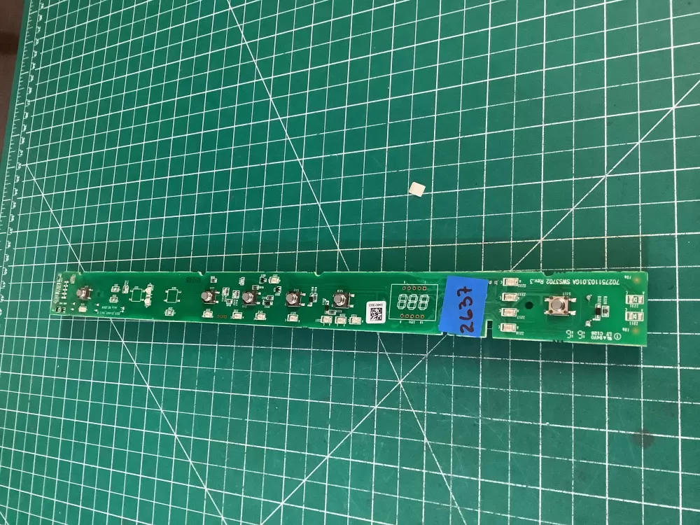 GE 265D1468G501 Dishwasher User Interface Control Board