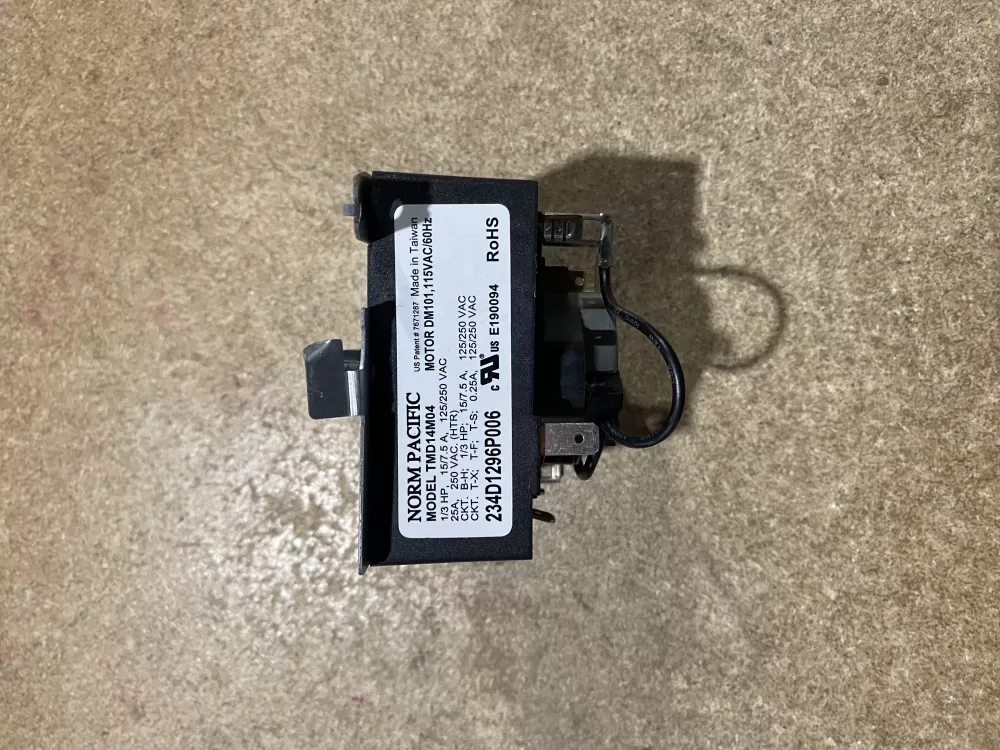 GE TMD14M04 234D1296P006 Dryer Timer AZ70692 | BK1367