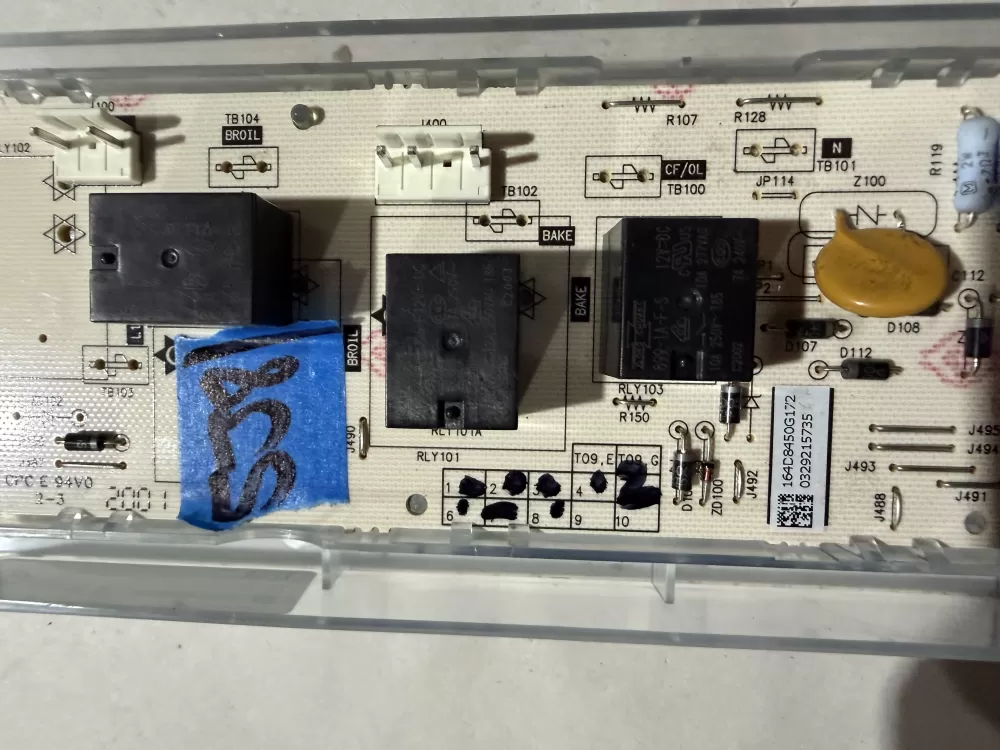 GE 164D8450G172 Range Control Board Oven AZ228657 | KM538