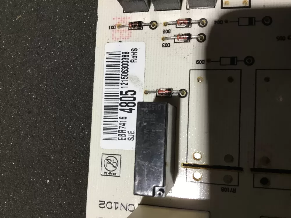 LG EBR74164802 EBR74164805 Range Oven Relay Control Board AZ77410 | NR2056