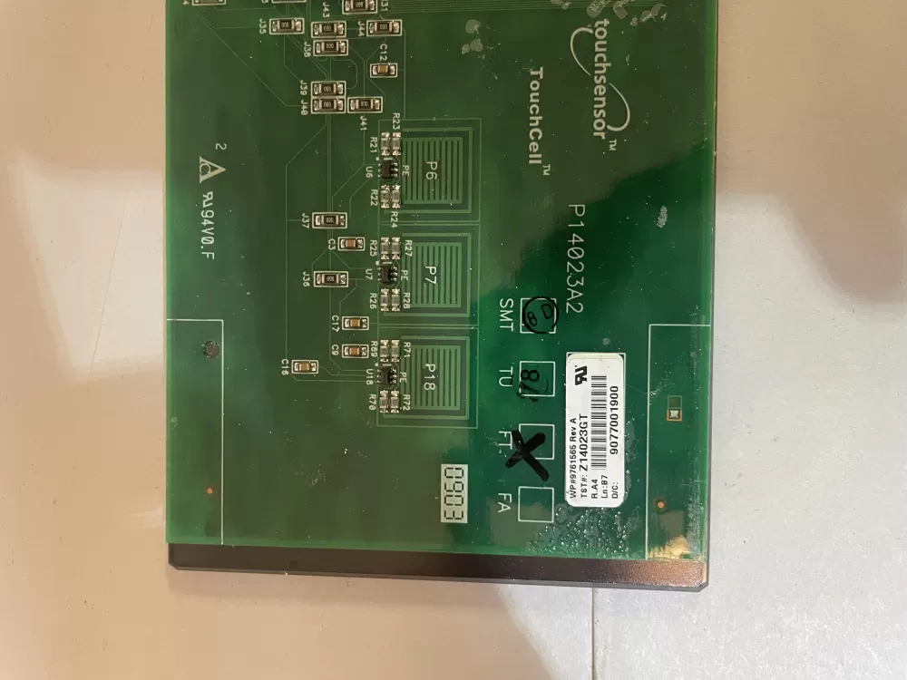 KitchenAid WP9761565 Range Control Board Touch Pad AZ118156 | KMV314