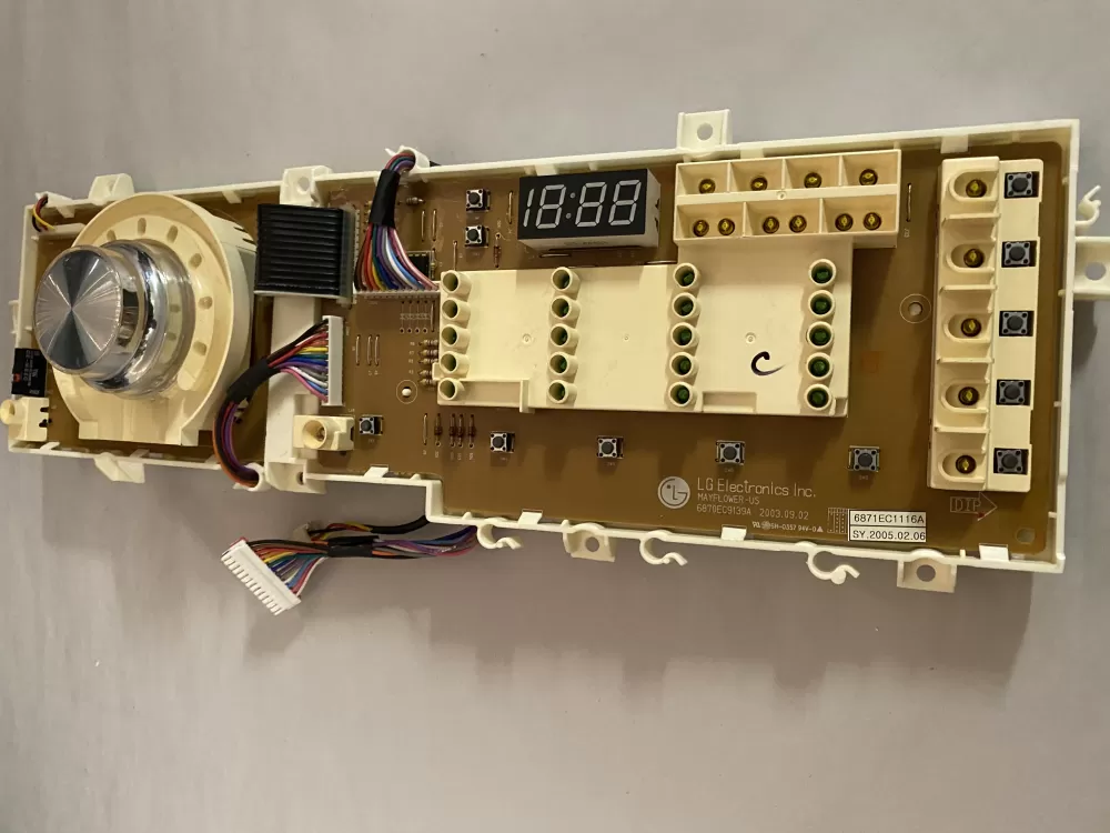 LG 6871EC1116A  067011270BD Washer Control Board