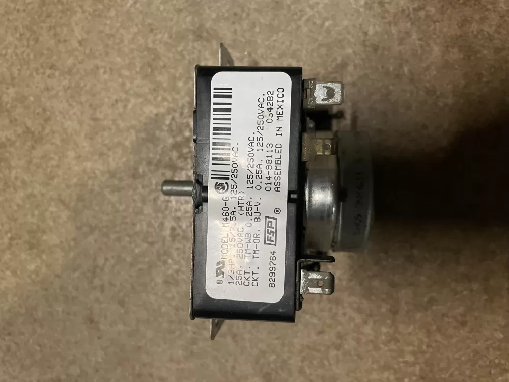 Whirlpool  Maytag  Roper  Crosley  Admiral  Estate  Magic Chef WP8299764  AP6012579  8299764  831500  PS11745789 Dryer Timer