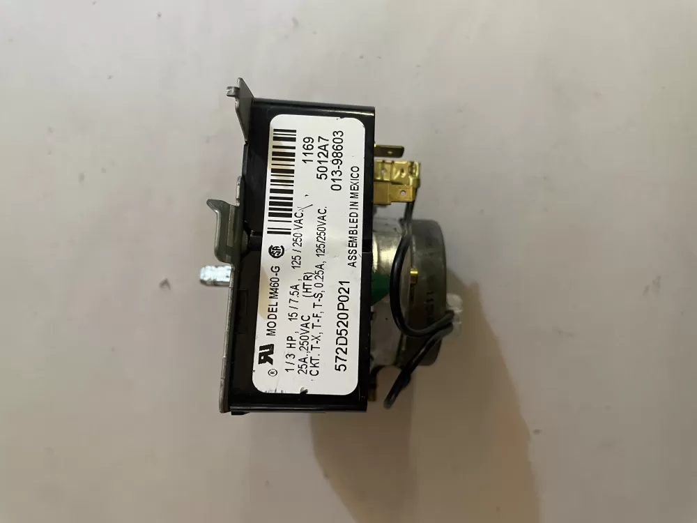 GE 572D520P021 WE4M271 Dryer Timer