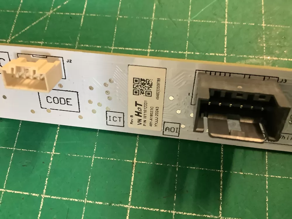 Whirlpool W11612331 Washer Touch Sensor Control Board AZ225336 | NR339
