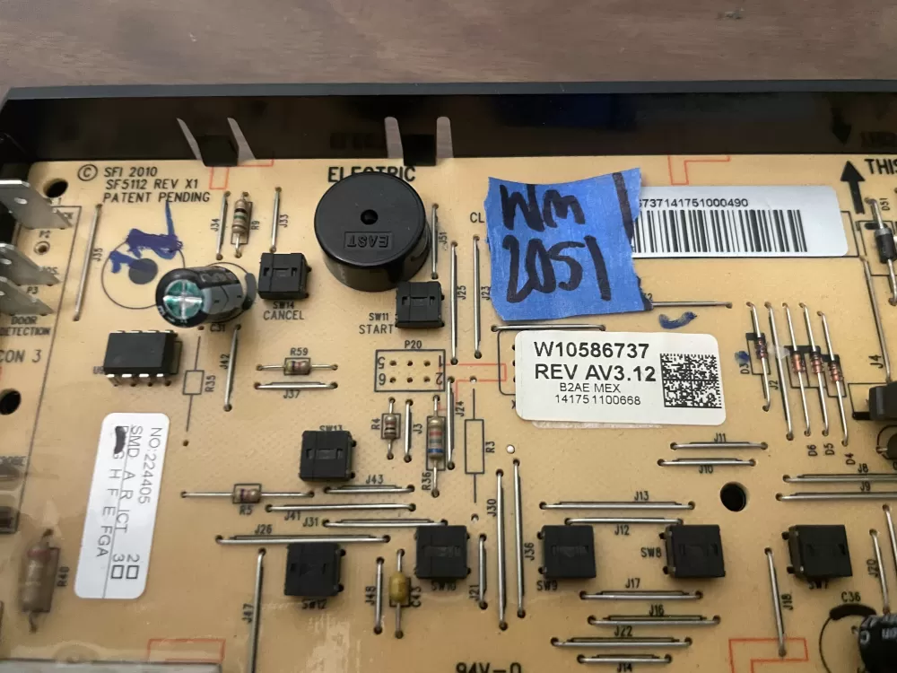 Whirlpool AP6023223 W10349740 Range Control Board AZ99949 | Wm2051