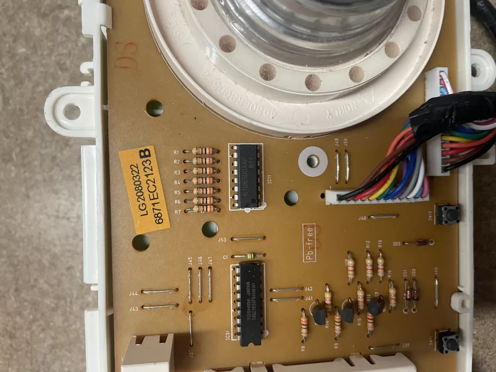 LG 6870EC9093B 6871EC2123B 6871el1004c Dryer Control Board AZ19446 | KMV158