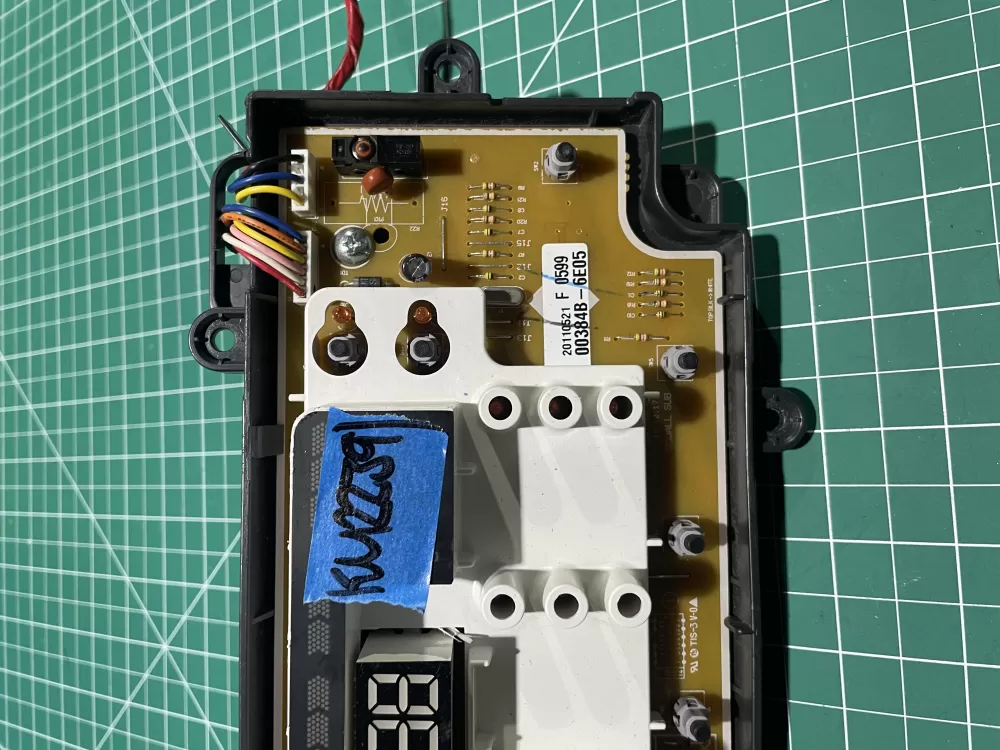 Samsung DC41 00145B Washer Control Board AZ130386 | KM2239