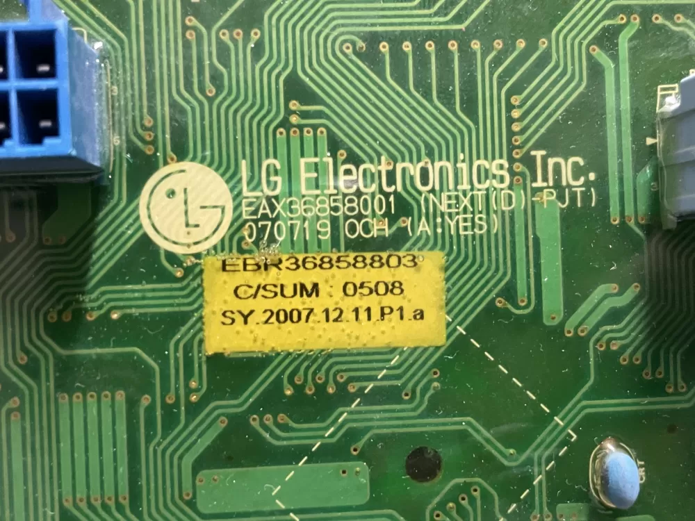 LG Kenmore GE EBR36858803 EAX36858001 Dryer Control Board AZ9389 | WMV61