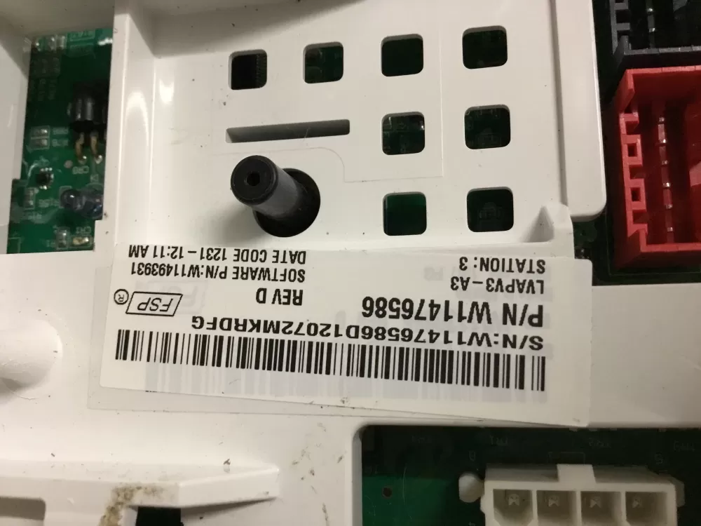 Whirlpool W11211482 W11256105 W11476586  Washer Control Board AZ18140 | NR40