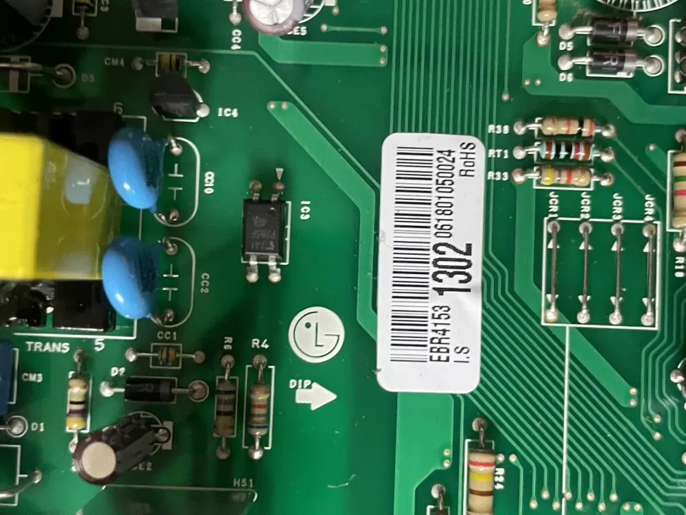LG EBR41531302 PS12725025 Refrigerator Control Board AZ44154 | Wm550